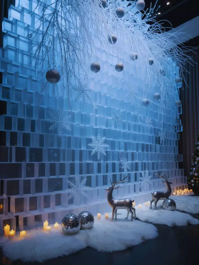 DIY Large Wall Christmas Decoration Ideas