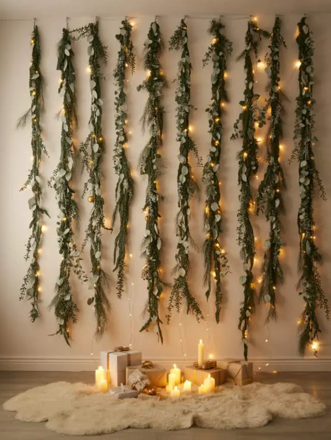 DIY Large Wall Christmas Decoration Ideas