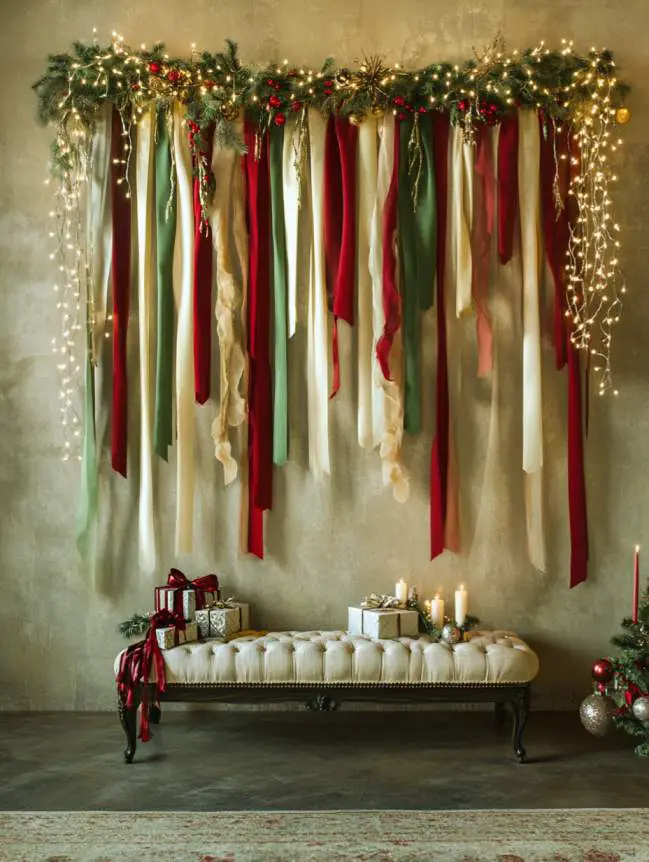 DIY Large Wall Christmas Decoration Ideas