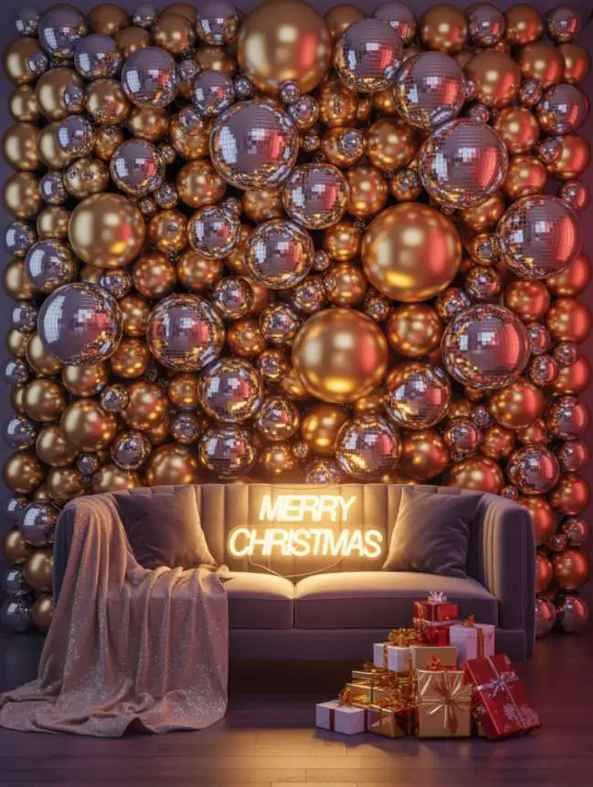 DIY Large Wall Christmas Decoration Ideas