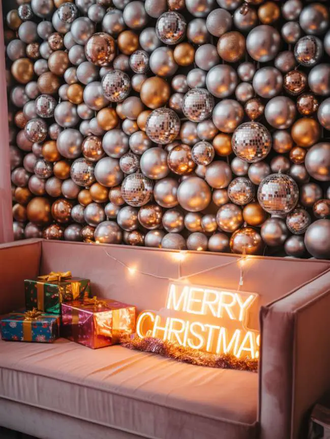 DIY Large Wall Christmas Decoration Ideas
