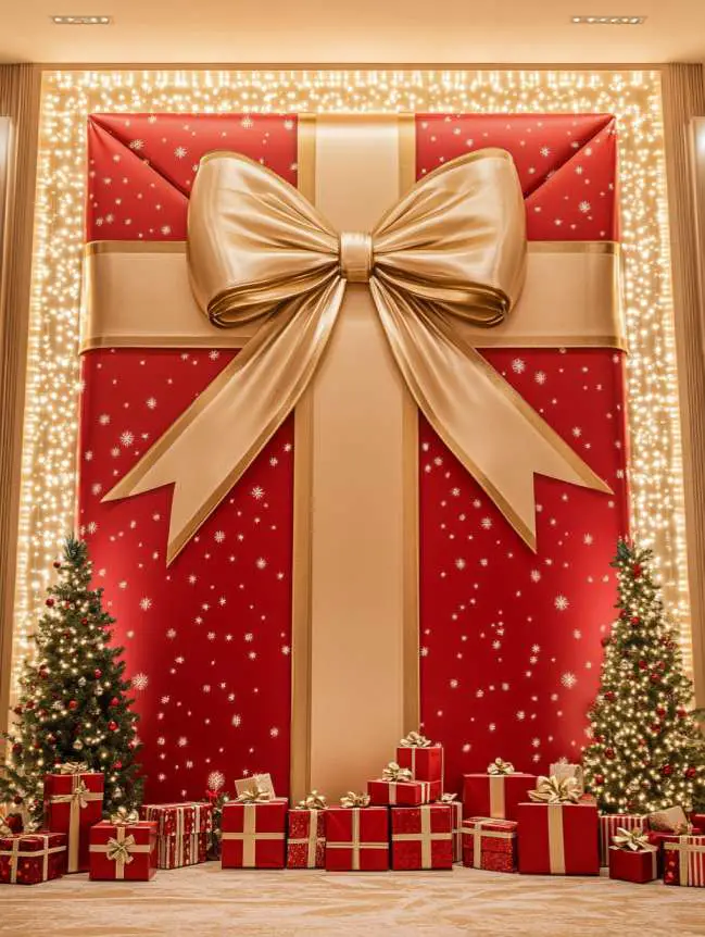 DIY Large Wall Christmas Decoration Ideas
