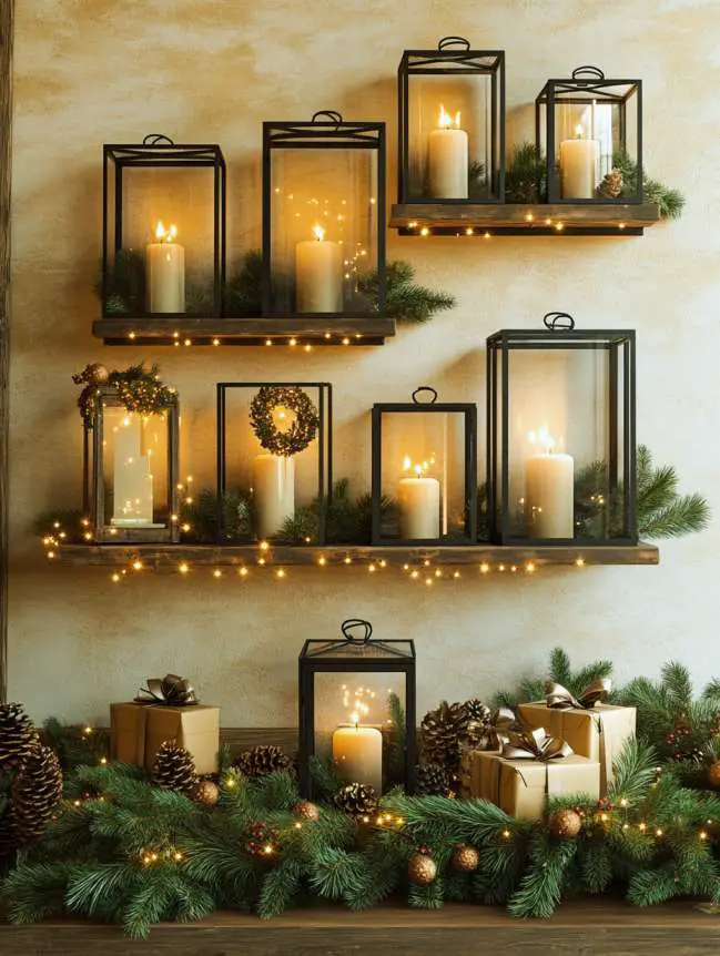 DIY Large Wall Christmas Decoration Ideas