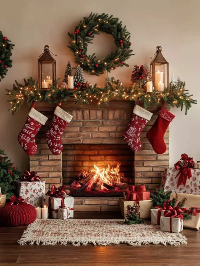 DIY Large Wall Christmas Decoration Ideas