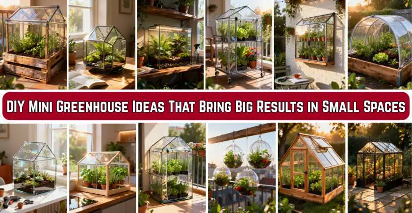 DIY Mini Greenhouse Ideas