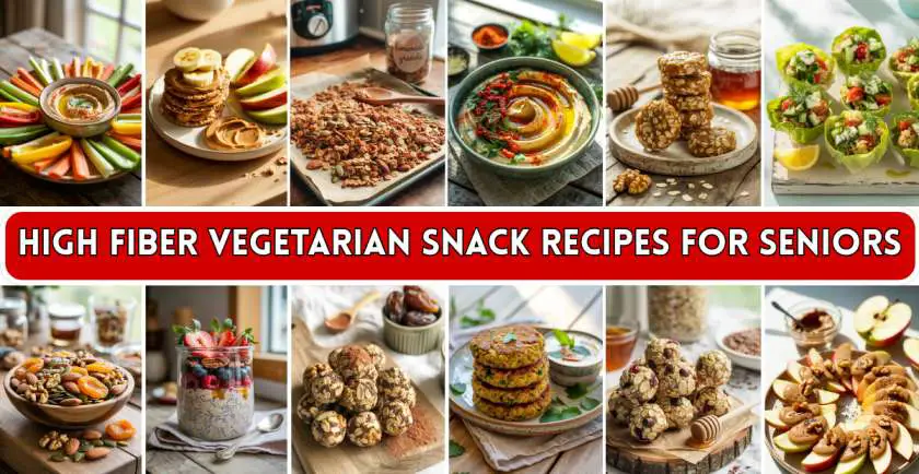 High Fiber Vegetarian Snack Recipes for Seniors