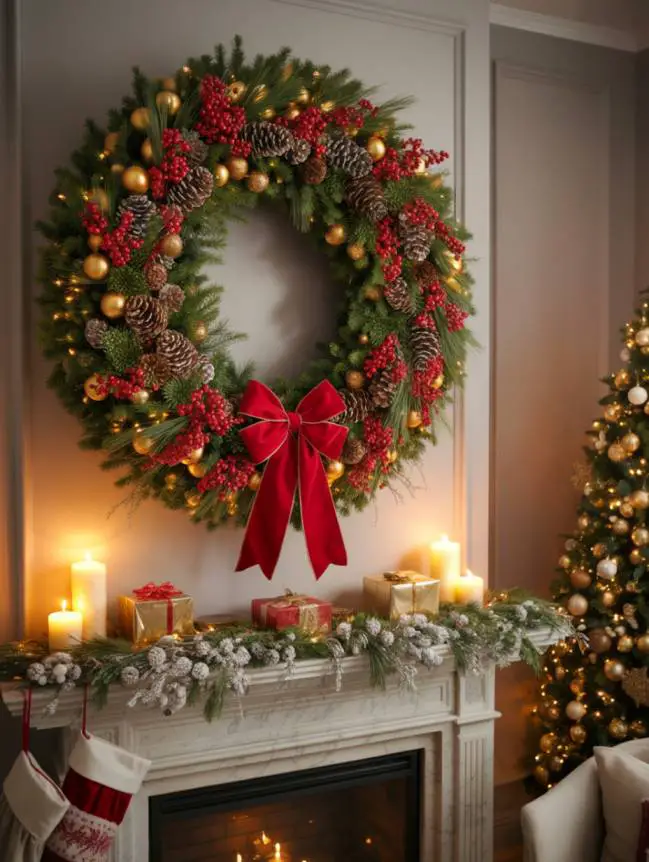 Large Wall Christmas Decoration Ideas