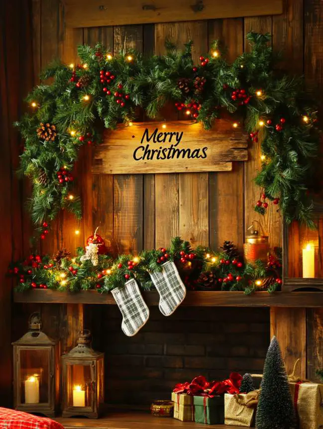 Large Wall Christmas Decoration Ideas