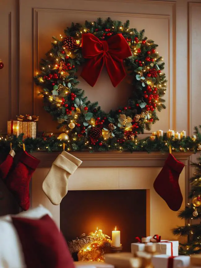 Large Wall Christmas Decoration Ideas