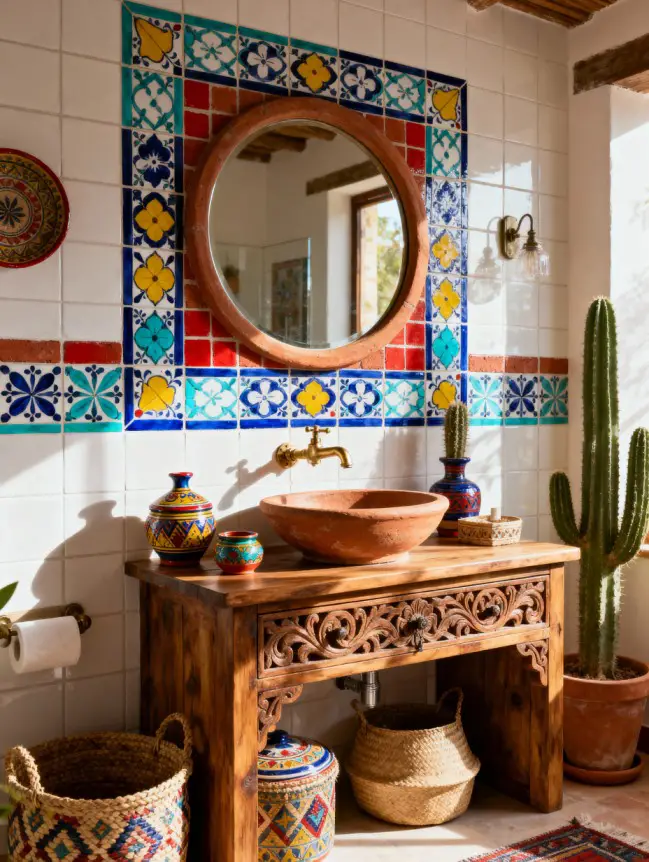 Boho Bathroom Tile Ideas