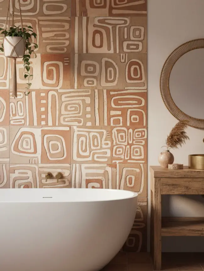 Boho Bathroom Tile Ideas