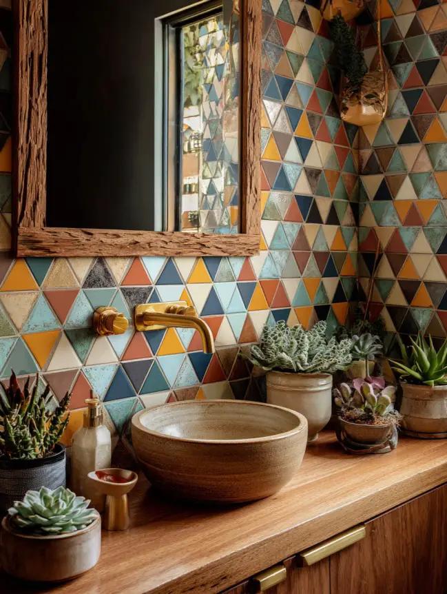 Boho Bathroom Tile Ideas
