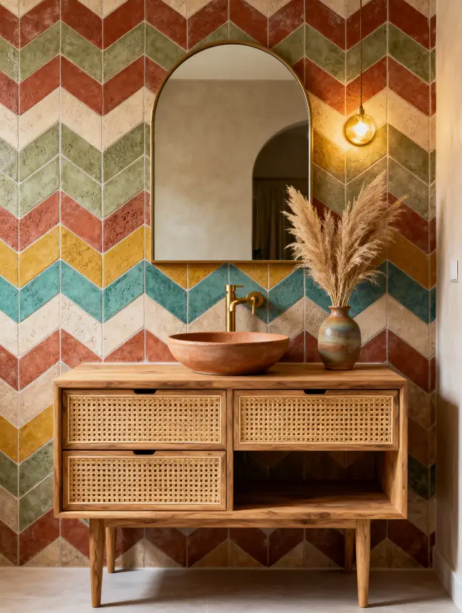 Boho Bathroom Tile Ideas