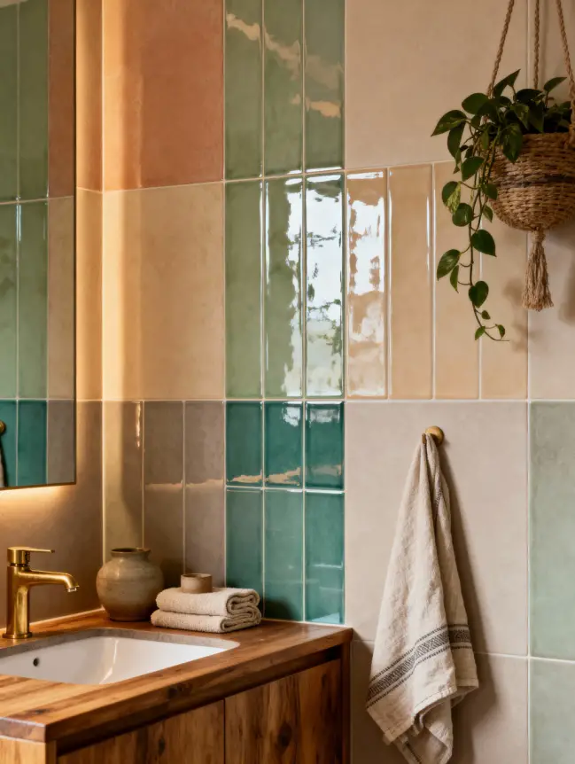 Boho Bathroom Tile Ideas