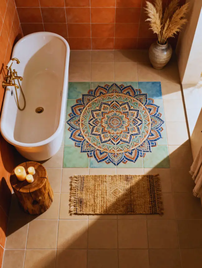 Boho Bathroom Tile Ideas