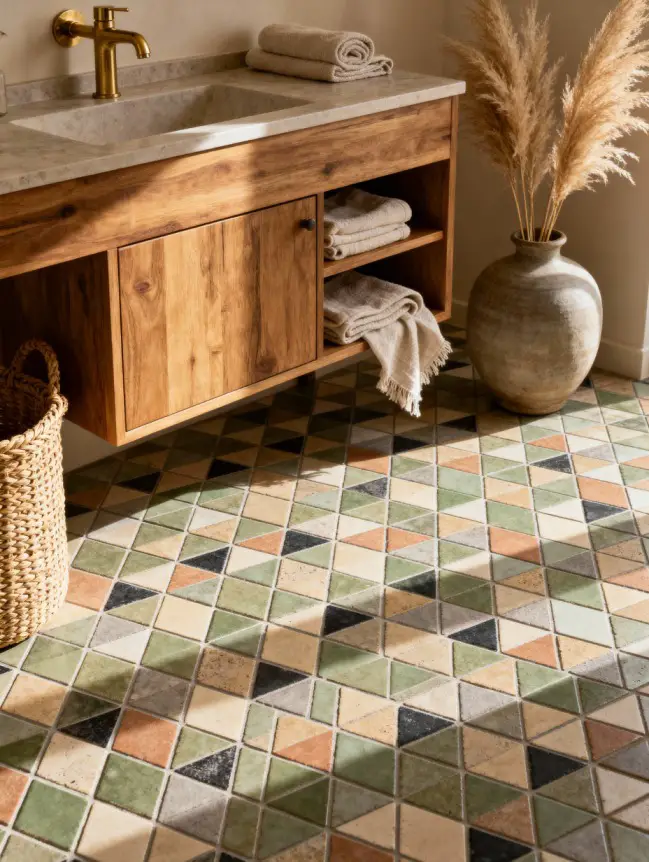 Boho Bathroom Tile Ideas