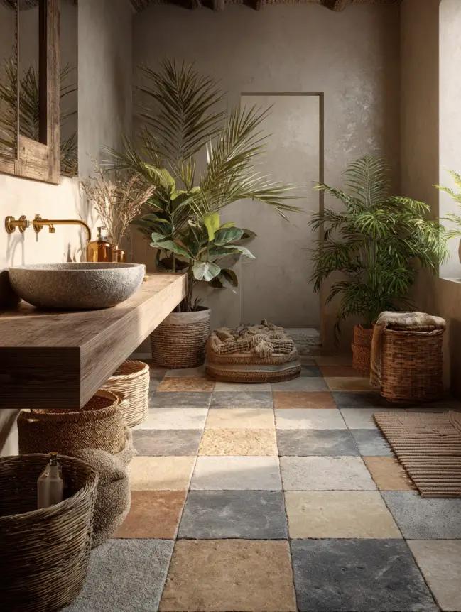 Boho Bathroom Tile Ideas