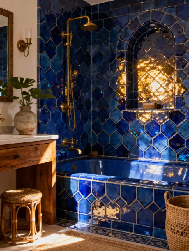 Boho Bathroom Tile Ideas