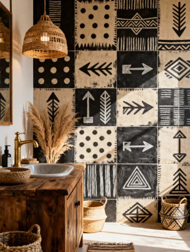 Boho Bathroom Tile Ideas