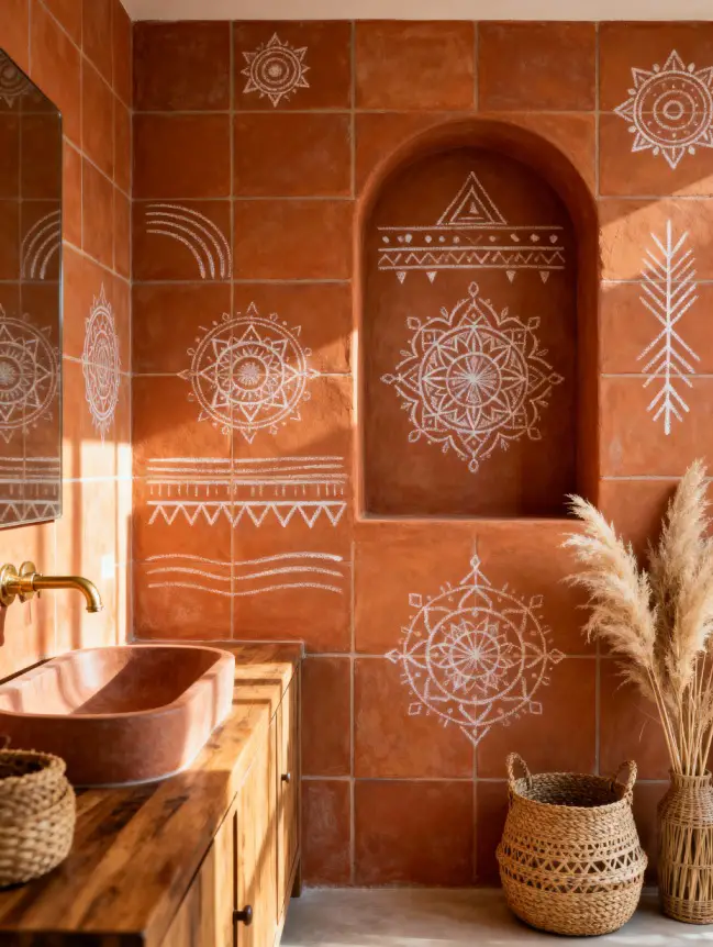 Boho Bathroom Tile Ideas