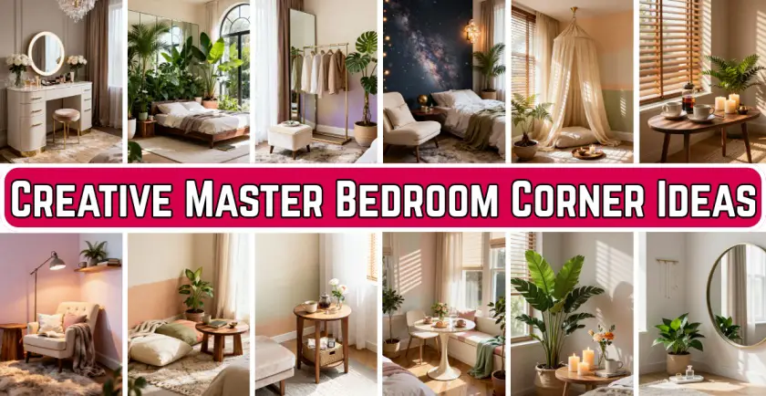 Master Bedroom Corner Ideas