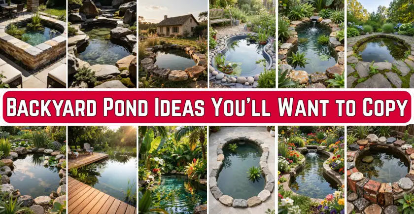 Backyard Pond Ideas