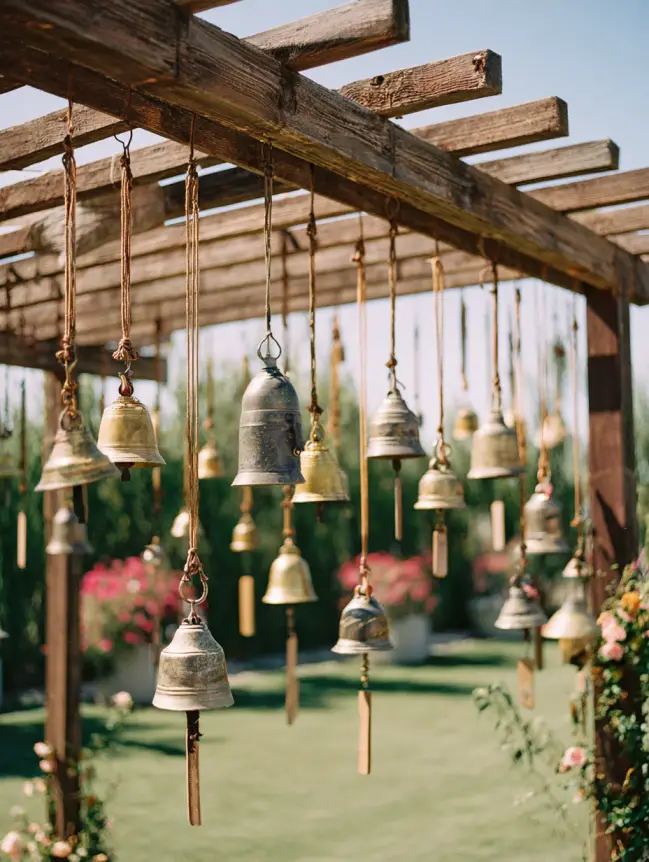 Boho Pergola Wedding Decoration Ideas