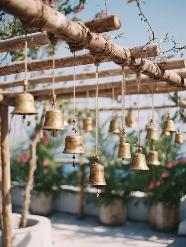 Boho Pergola Wedding Decoration Ideas