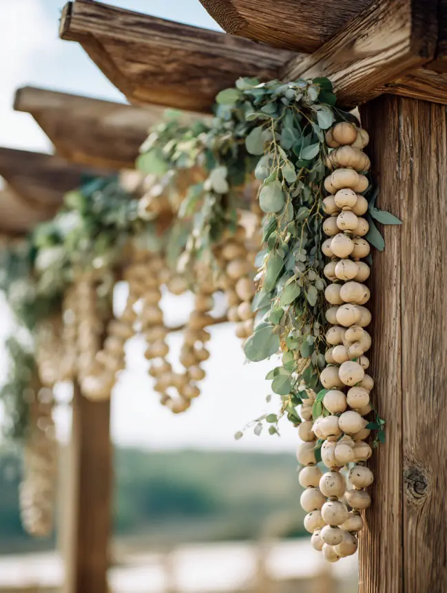 Boho Pergola Wedding Decoration Ideas