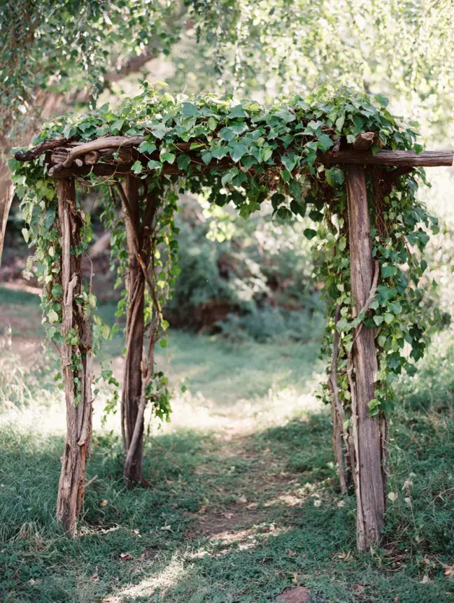 Boho Pergola Wedding Decoration Ideas
