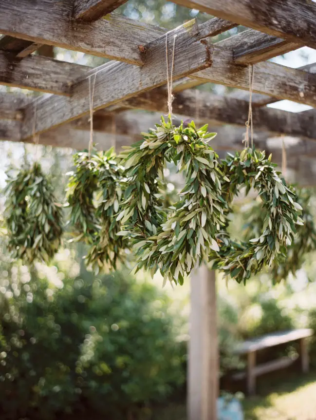 Boho Pergola Wedding Decoration Ideas
