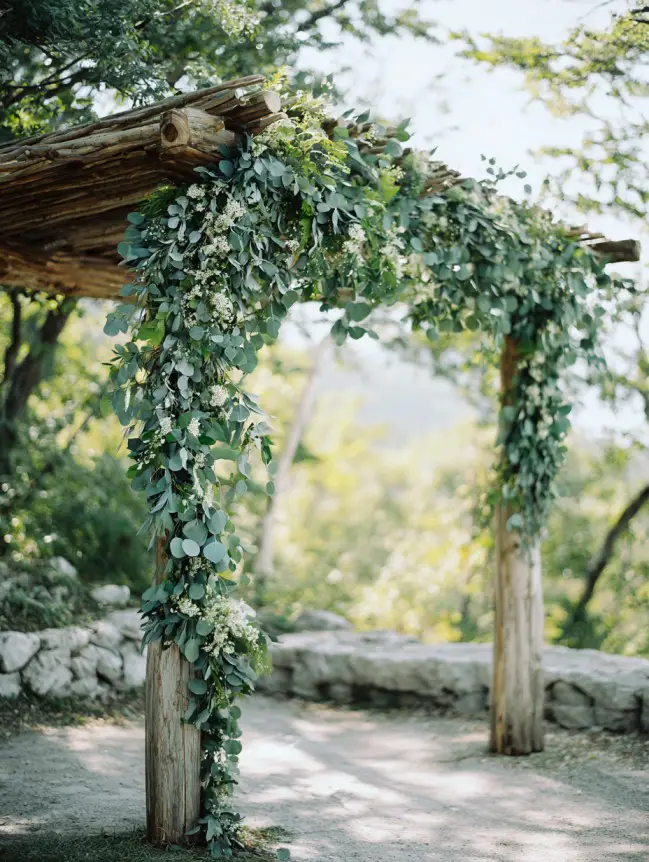 Boho Pergola Wedding Decoration Ideas