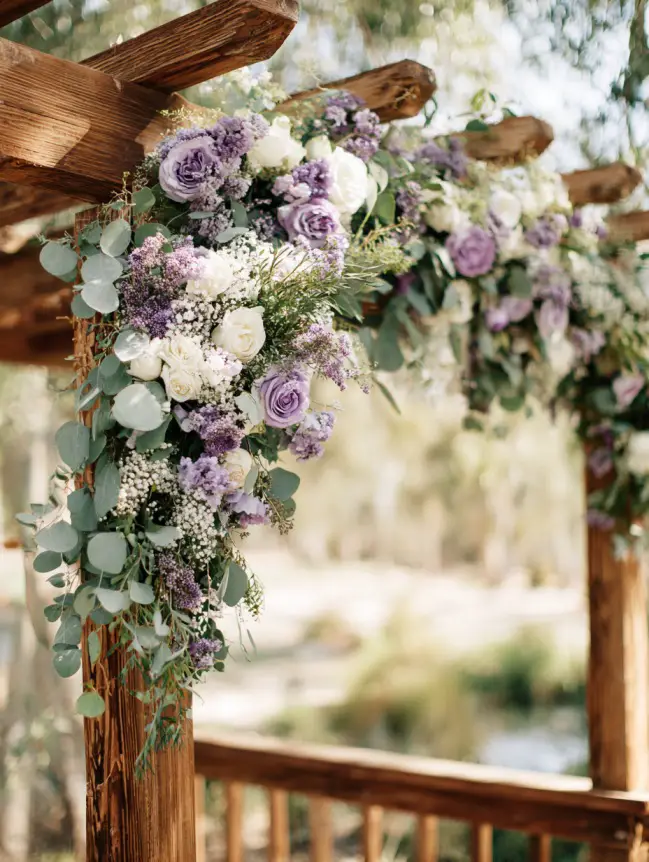 Boho Pergola Wedding Decoration Ideas