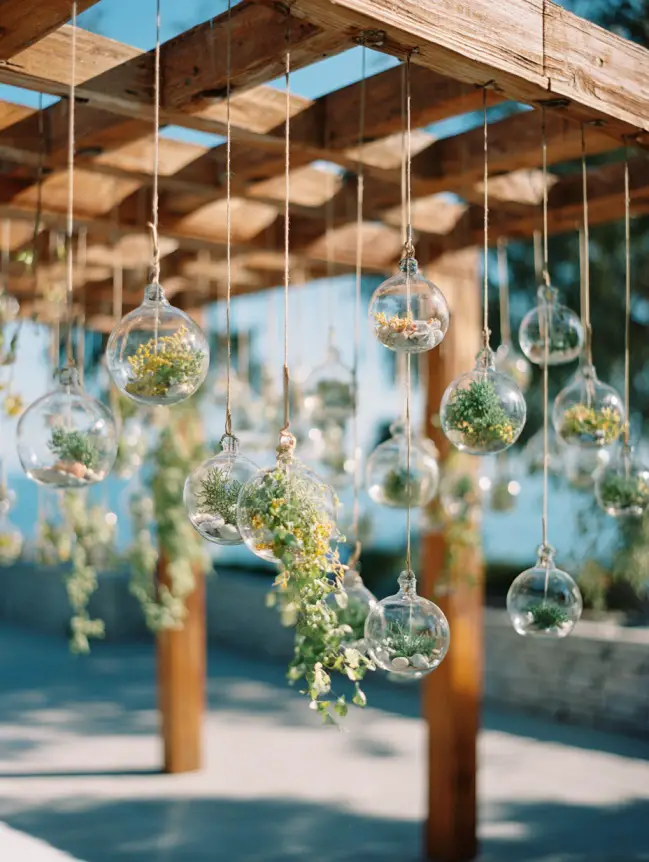Boho Pergola Wedding Decoration Ideas