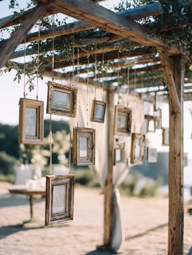 Boho Pergola Wedding Decoration Ideas