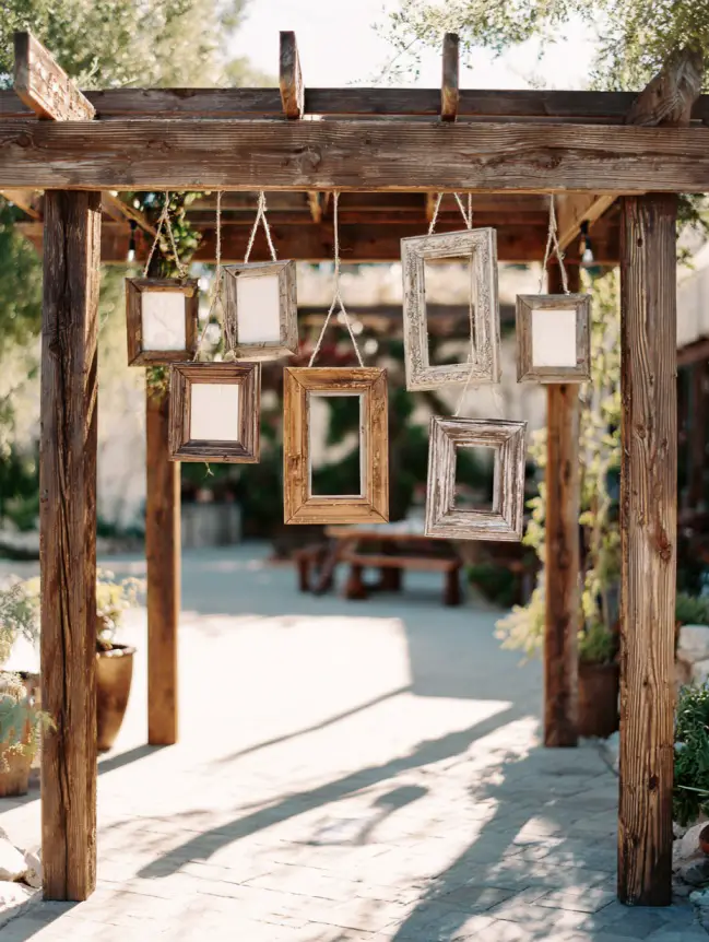 Boho Pergola Wedding Decoration Ideas