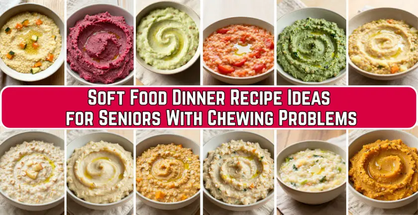 Soft Food Dinner Recipe Ideas for Seniors With Chewing Problems