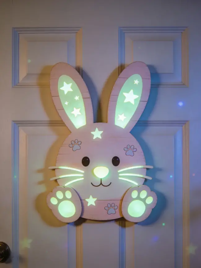 easter bunny door decoration ideas