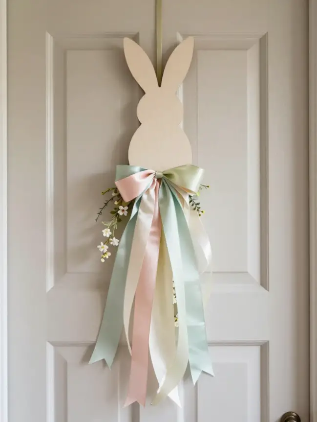 easter bunny door decoration ideas