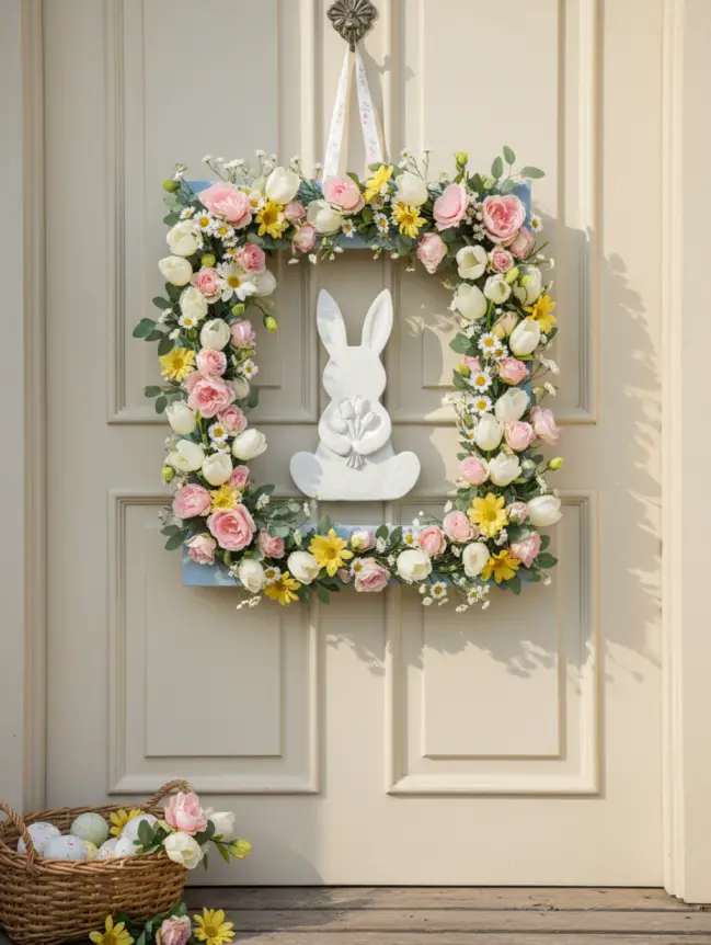 easter bunny door decoration ideas
