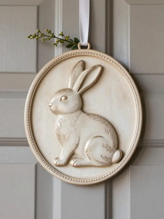 easter bunny door decoration ideas