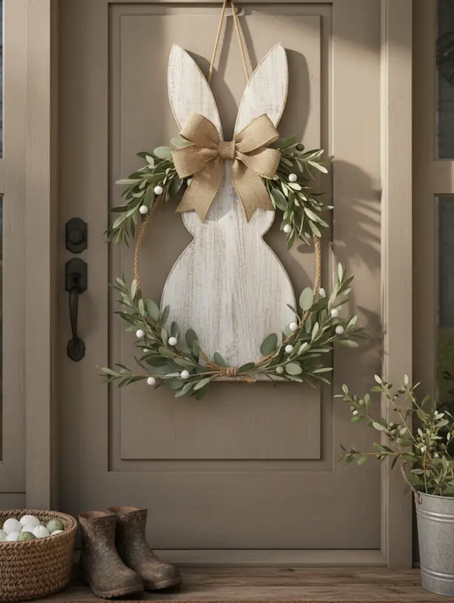 easter bunny door decoration ideas