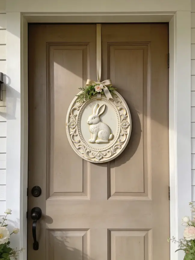 easter bunny door decoration ideas