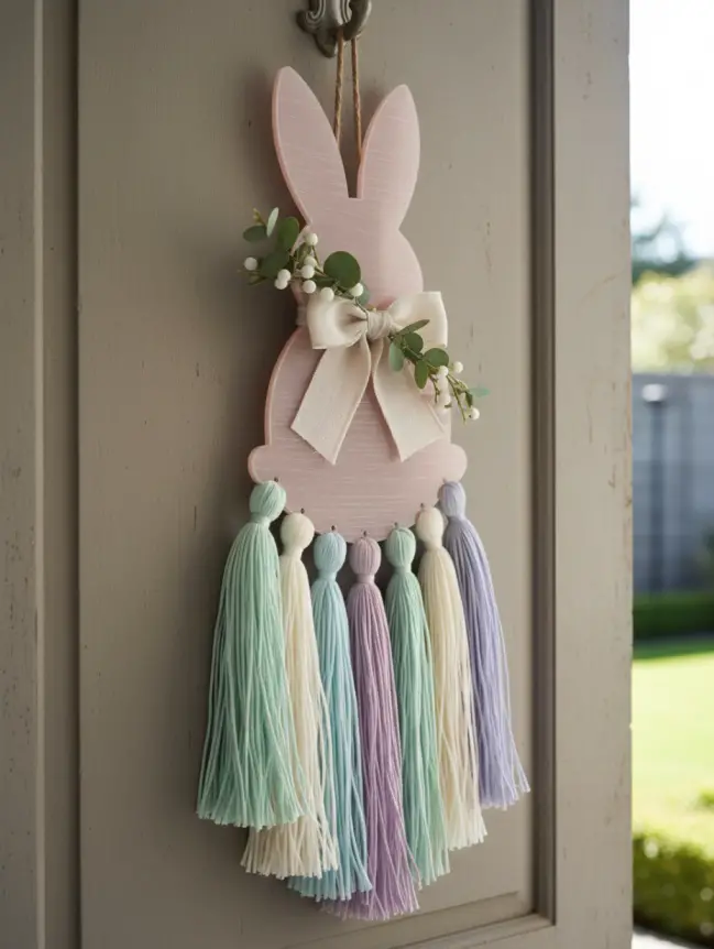 easter bunny door decoration ideas