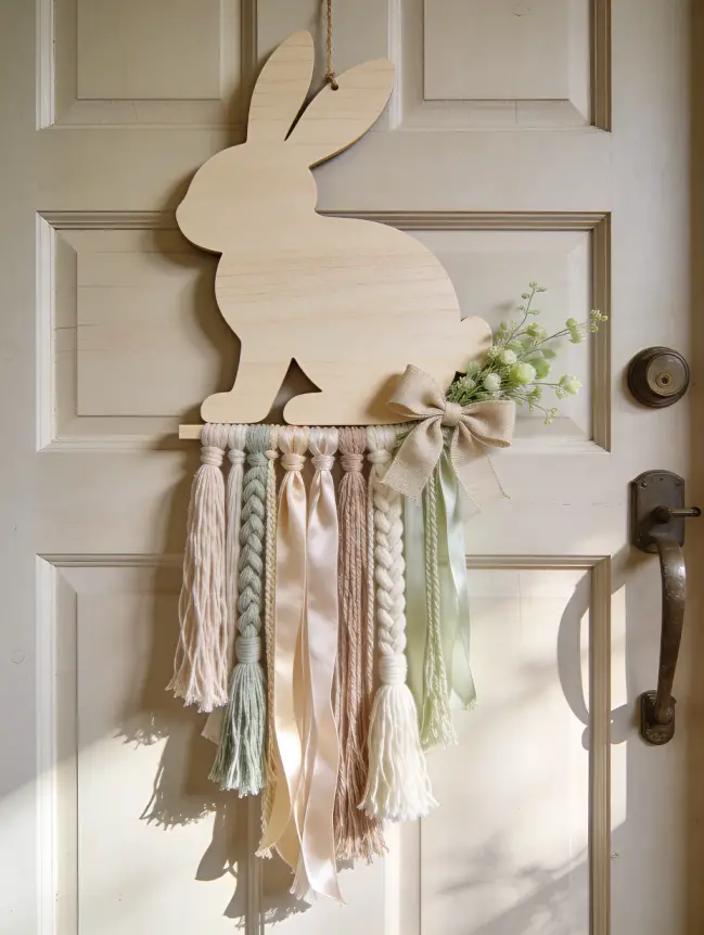 easter bunny door decoration ideas