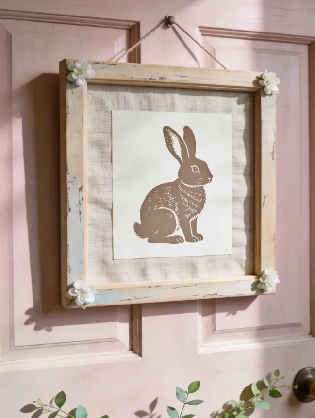 easter bunny door decoration ideas