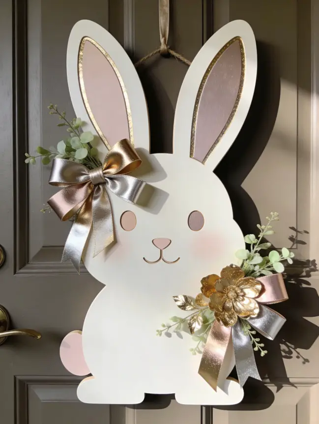 easter bunny door decoration ideas
