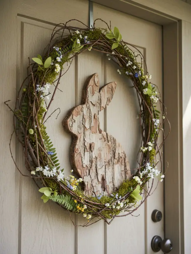 easter bunny door decoration ideas