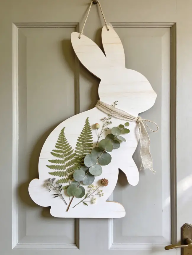 easter bunny door decoration ideas