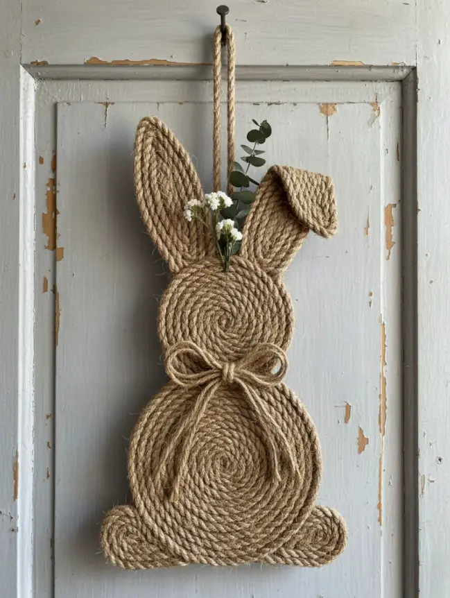 easter bunny door decoration ideas